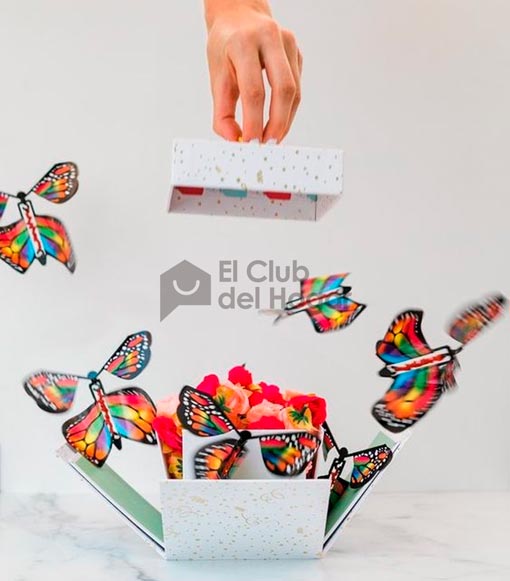 Tarifas de mariposas de papel voladoras